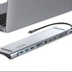 Baseus 11'i 1 arada Dock Station USB Type C Hub Çoklayıcı 11in 1 Çevirici - Görsel 4