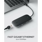 Aukey Type-C Çok Portlu Usb 4K Uyumlu 8in 1 Çevirici - Görsel 5