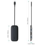 Aukey Type-C Çok Portlu Usb 4K Uyumlu 8in 1 Çevirici - Görsel 3