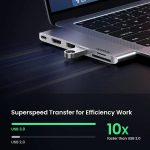 UGREEN USB C Hub 6'sı 1 arada Type C Çevirici Dock Station - Görsel 2