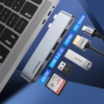 UGREEN USB C Hub 6'sı 1 arada Type C Çevirici Dock Station - Görsel 4