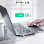 UGREEN USB C Hub 6'sı 1 arada Type C Çevirici Dock Station - Görsel 6