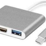 Daytona Fix FC01 3 In 1 Type C HDMI USB Çoklu Adaptör 4K UHD