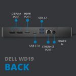 Dell Dock Station K20A 180W MAC Uyumlu Type-C Çevirici - Görsel 4