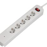 Hama 5'li "tıdy-Line" Akım Korumalı Priz, Beyaz