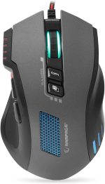 Rampage SMX-R80 Usb Gri/Siyah 3200dpi RGB Makrolu Gaming Mouse
